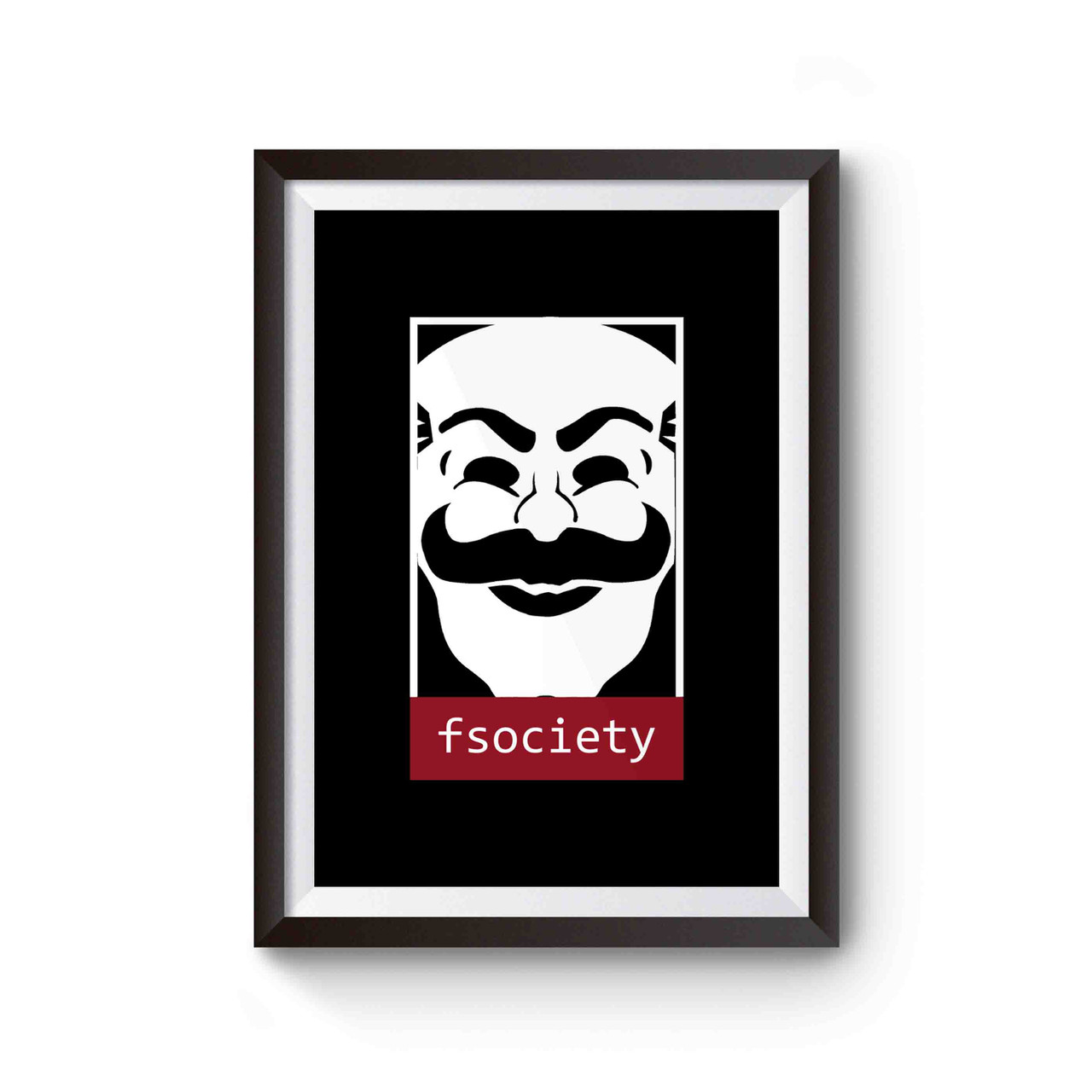 Fsociety Mr Robot Hacker Mask Netflix Tv Series Tumblr Poster